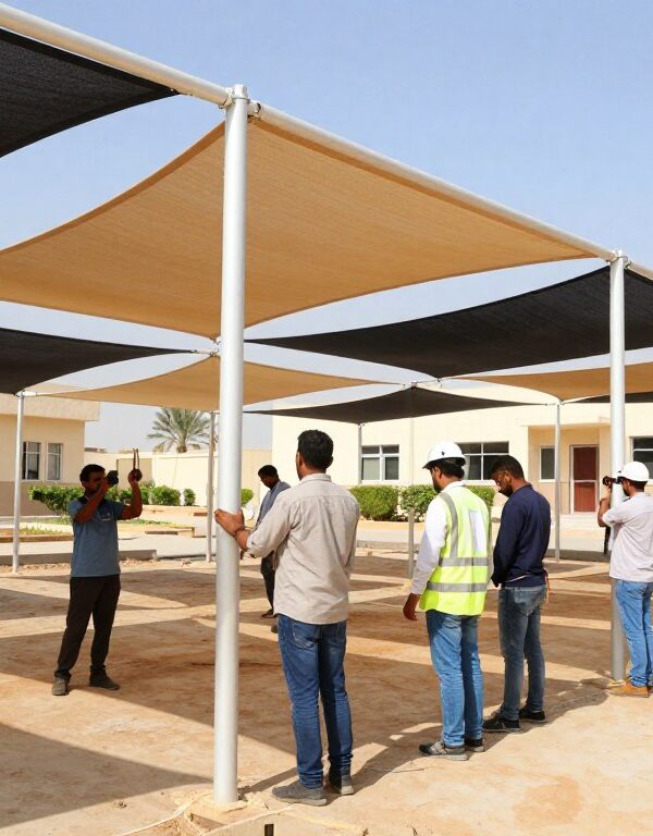 مظلات مدارس غرب الرياض