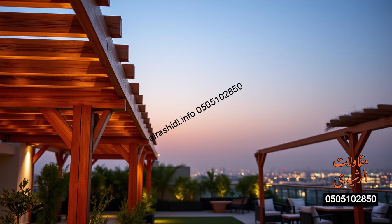 برجولات أسطح غرب الرياض