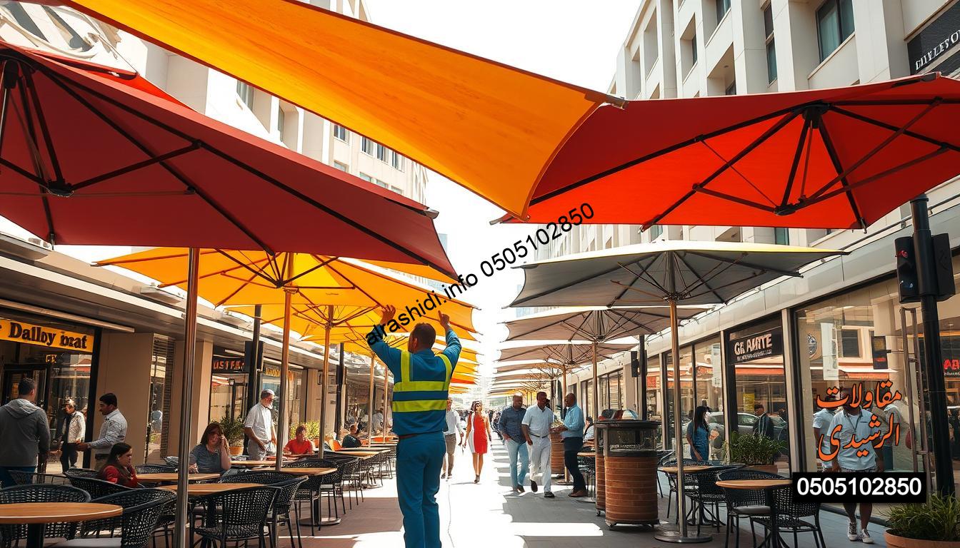 مظلات حي العليا