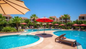 مظلات مسابح حي الوادي